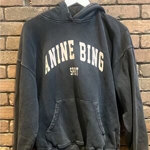 Anine Bing Sport Hoodie in Black